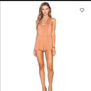 revolve dress- miri romper
